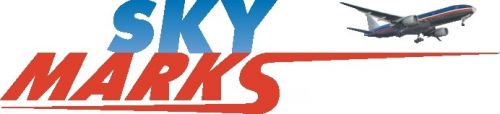 SkyMarks plastic snap fit airplane models